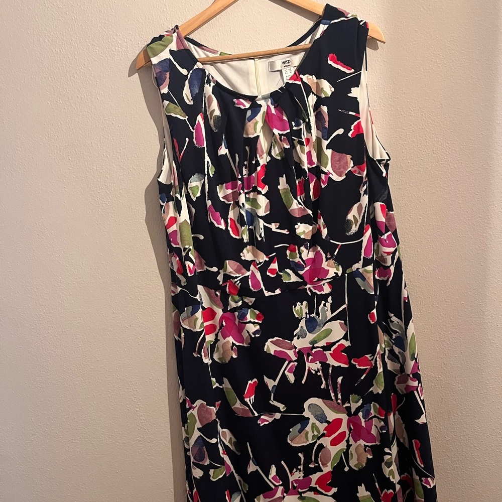 Floral Sleeveless Dress - Multicolor